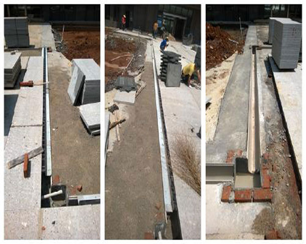 缝隙式排水沟施工图