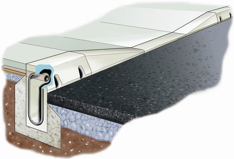 路缘石排水沟安装图