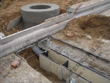 复合材料排水沟施工效果图