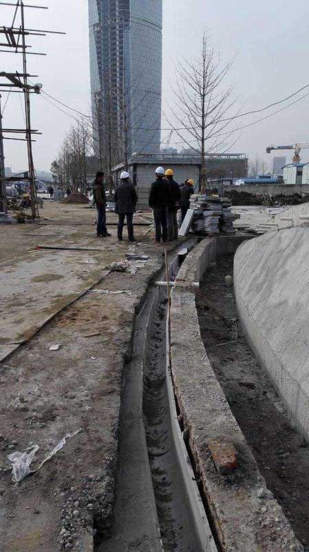 成品排水沟弧形施工图-02