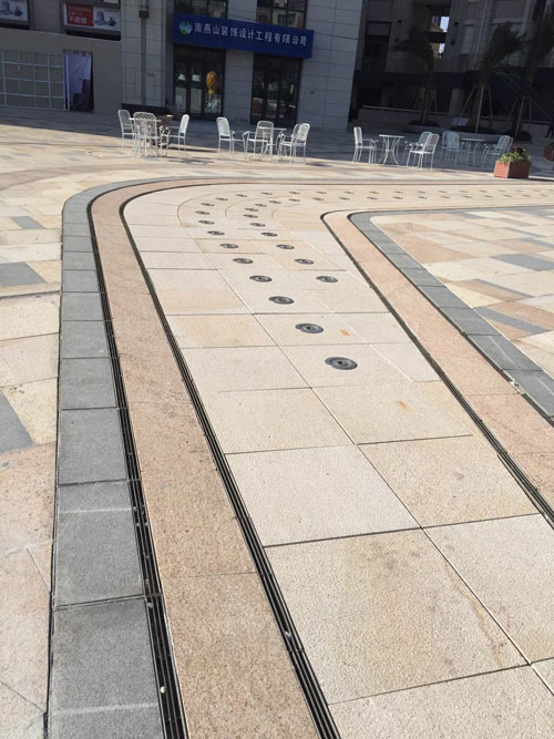 双边双缝不锈钢缝隙式盖板