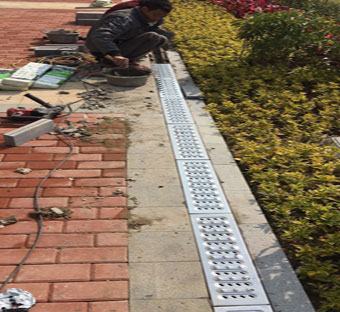 冲孔地沟盖板施工效果图