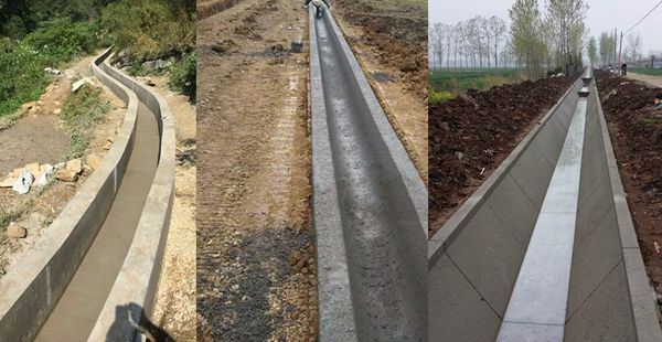 传统现浇水泥排水沟