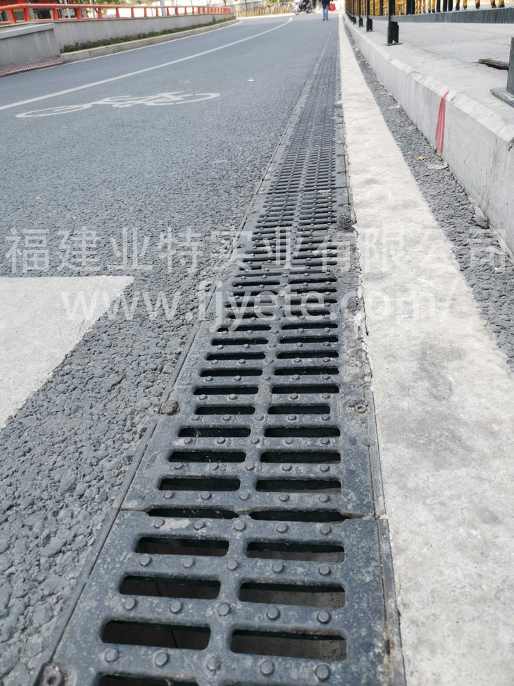 树脂混凝土成品排水沟道路案例